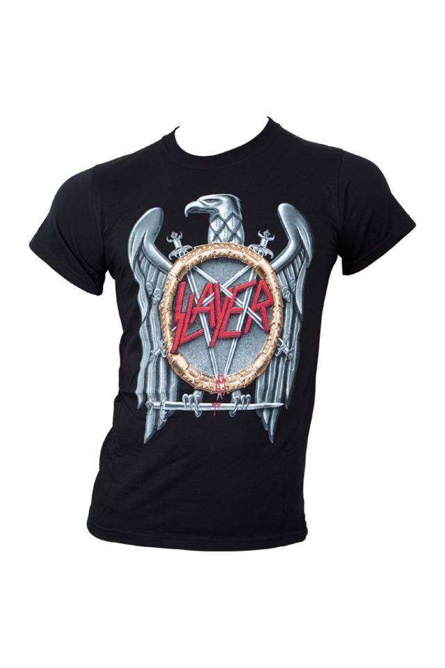 Tricou pentru barbati, Slayer, Silver Eagle, Negru, XL