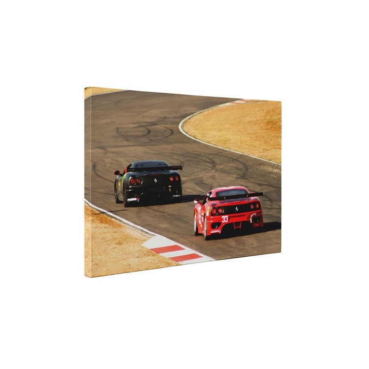 Racing cars - Tablou Canvas - 60x80 cm