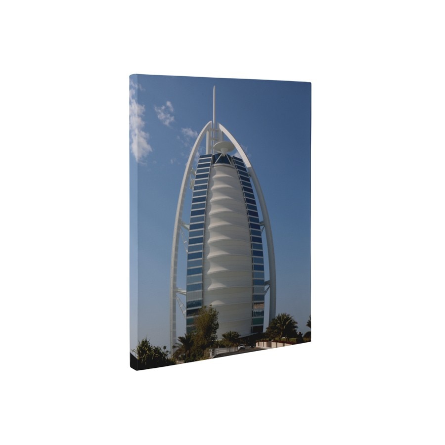 Marele hotel Burj Al Arab - Tablou Canvas - 15x20 cm