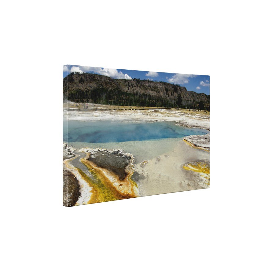 Parcul National Yellowstone - Tablou Canvas - 60x75 cm