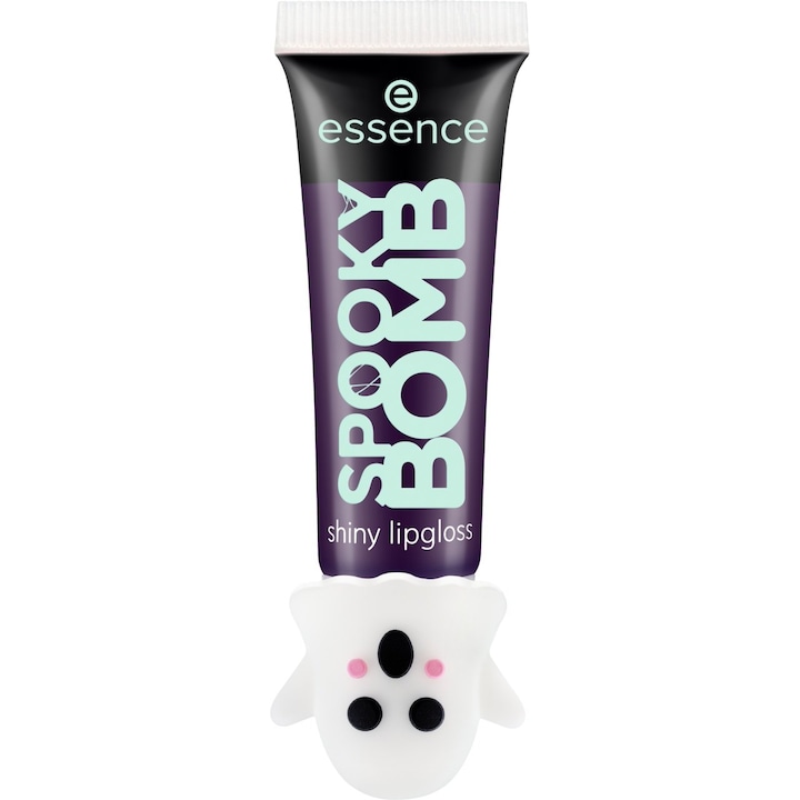 Luciu de buze Essence Spooky Bomb, transparent, 10 ml, editie speciala, efect de volum