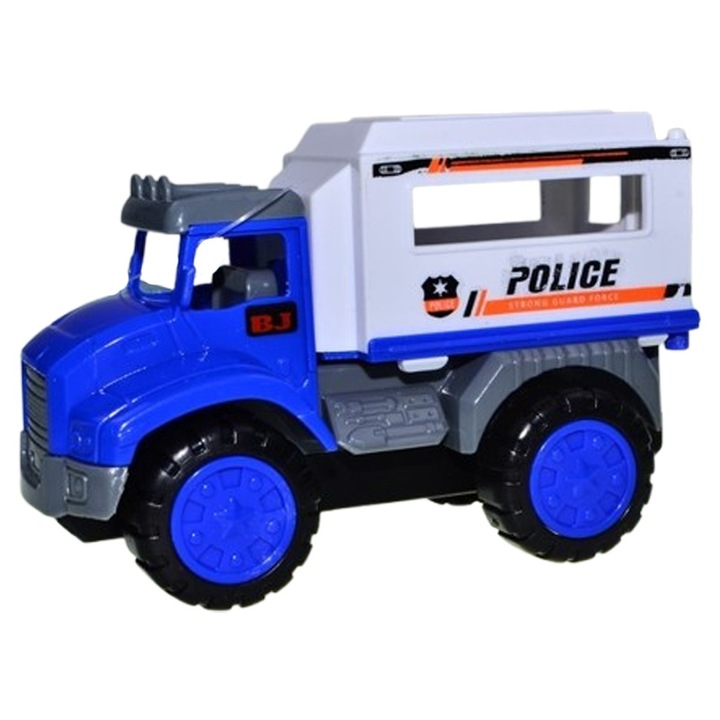 Masinuta de politie, pentru baieti, Mini Junior MP1811A, Albastru