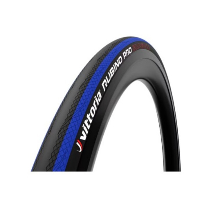 Велосипедна гума Vittoria Rubino Pro V Graphene 700x25c, сгъваема, с вътрешна гума, син