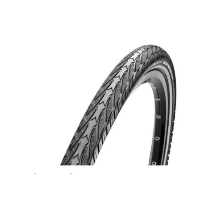 Maxxis Overdrive Maxxprotect инчова 26 x 1.65 гумена гума, идеална за градско каране и трекинг, черна