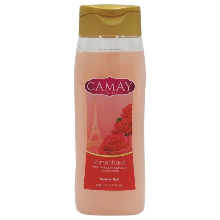 Camay Romantico tusfürdő, 500ml, virágos illat, kíméletes formula