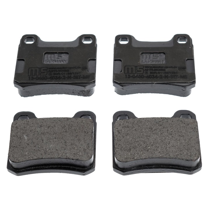 Fékbetét készlet hátsó, Master Sport, Mercedes W124/C124/W201/W202 modellekhez
