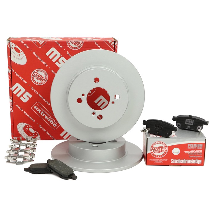 Hátsó féktárcsa/betét készlet, Master Sport, Suzuki Swift IV-hez