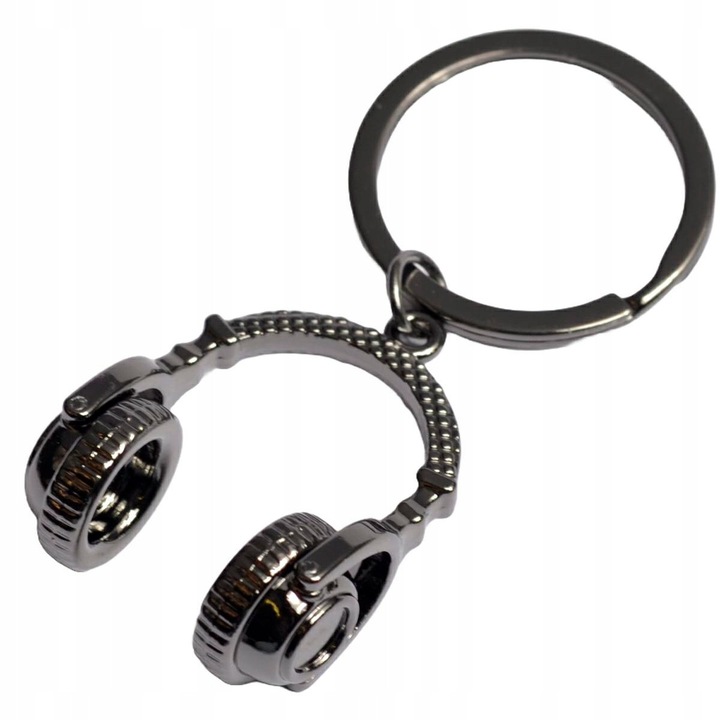 Motokey kulcstartó, ezüst fém sisak