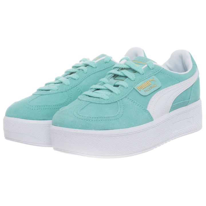 Tenisi dama, Puma Palermo Elevata, textil/piele naturala, turcoaz