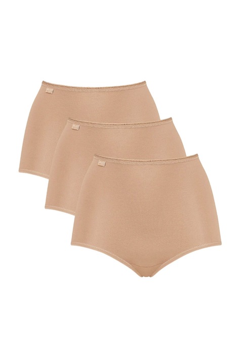 Комплект дамски бикини Sloggi 24/7 Microfibre Maxi, 3 броя, Бежов, 2XL