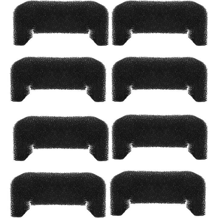 Set 8 filtre din burete pentru fantana de apa pentru pisici, indeparteaza parul si resturile, dimensiune standard
