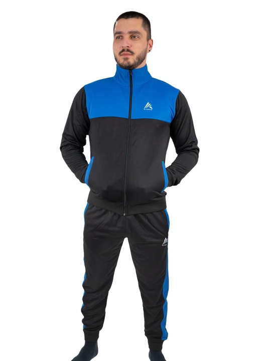 Trening copii Fitskin, negru/albastru, poliesterqdwqf, Negru/Albastru