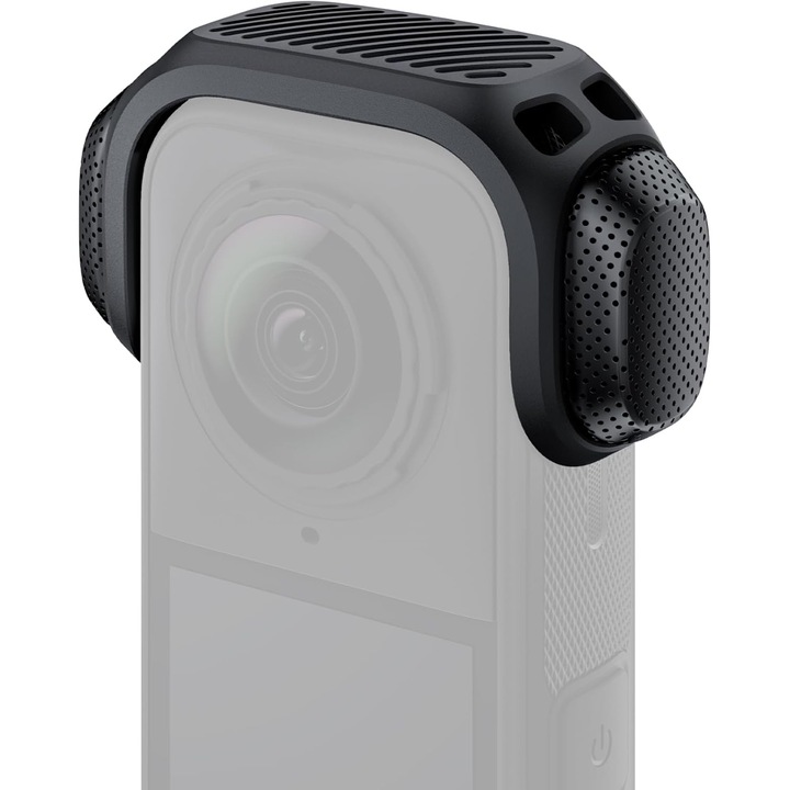 Mikrofon Insta360 X5-höz, XONGSOR, szélvédelem, fekete, 1 adapteres készlet