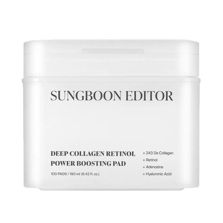 Masca pentru ten Sungboon Editor Deep Collagen Retinol Power Boosting Corongok 190ml (100 buc)