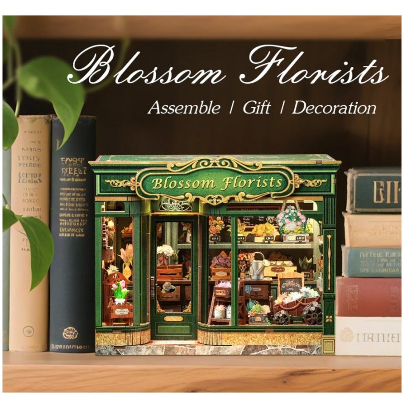 Puzzle 3D, Minicasuta DIY, Casa Florilor, Cutebee, 265 piese - eMAG.ro