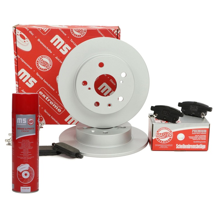 Hátsó féktárcsa és fékbetét készlet, Master Sport, Suzuki SX4-hez, 200901820