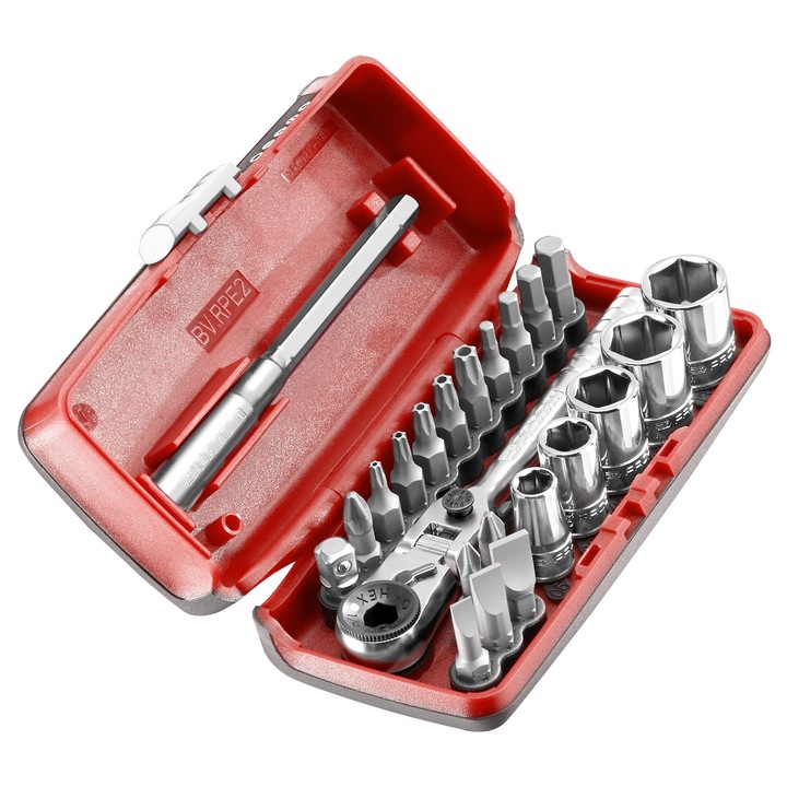 Set Chei Tubulare 1/4" Facom R1PICO cu Accesorii