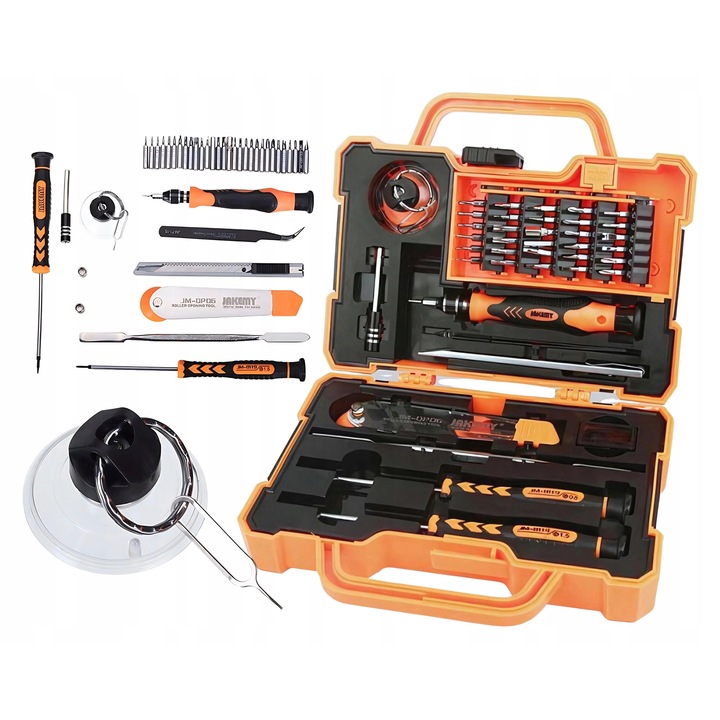 Комплект прецизни отвертки, Jakemy, 47 елемента