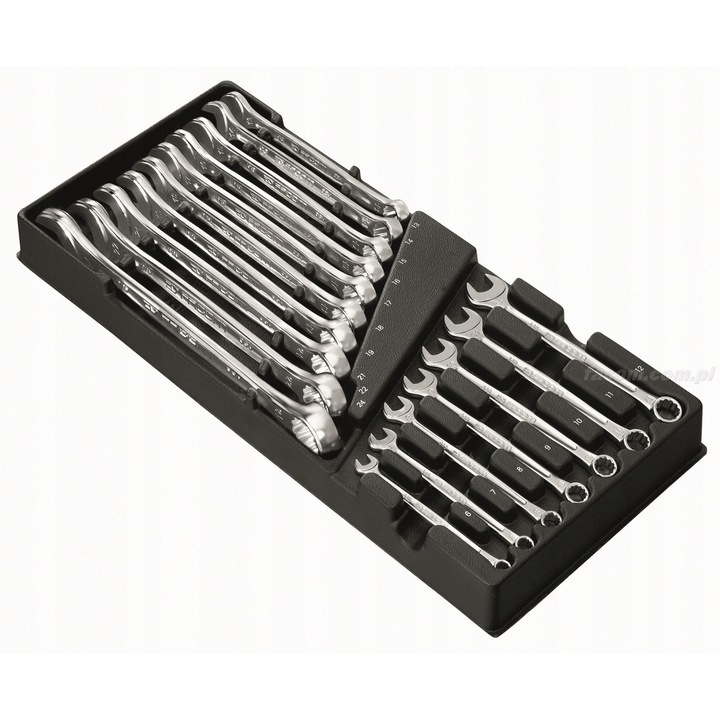 Set chei fixe-inelare Facom MOD.440-1XL, 17 buc, 6-24 mm