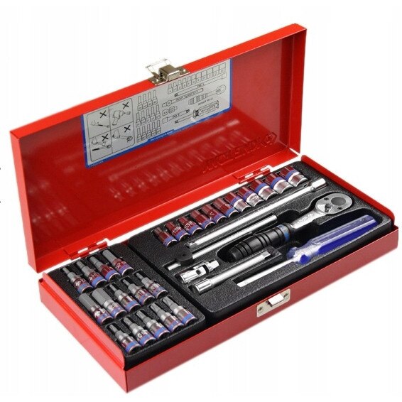 Set chei tubular 1/4