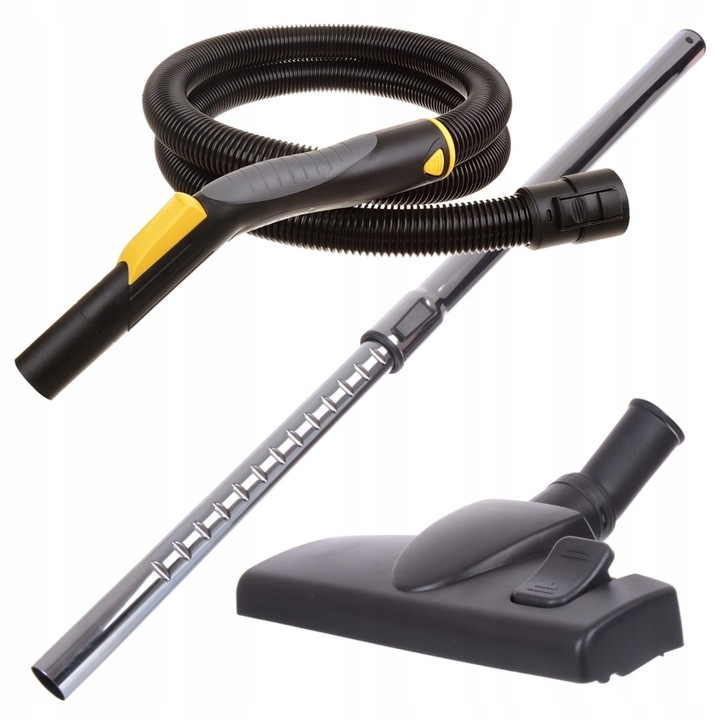 Furtun aspirator Karcher, set complet, 2.1m, maner ergonomic, tub telescopic, duza universala, compatibil Karcher