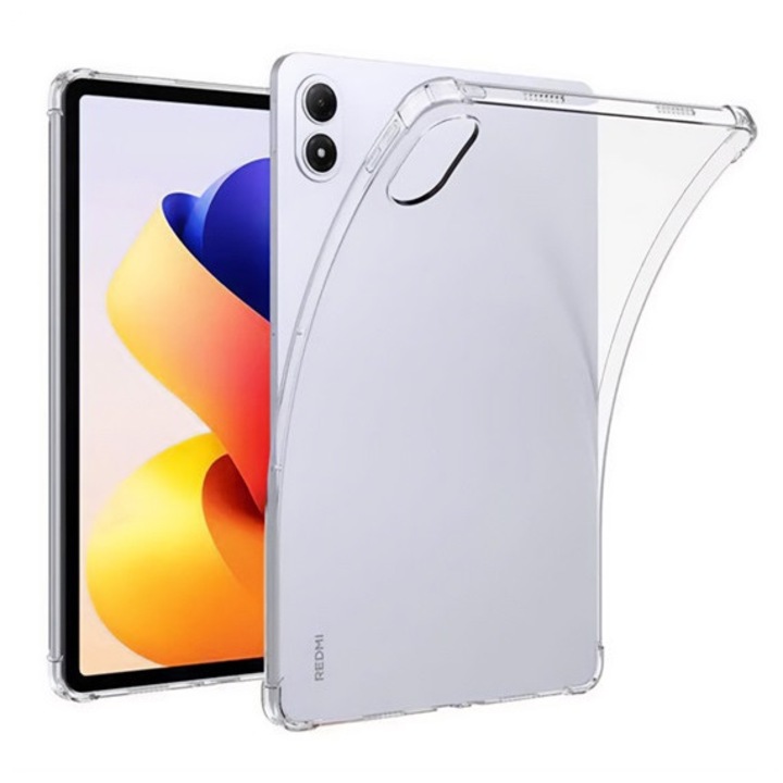 Gigapack szilikon tabletvédő, ütésállóság, légpárnás sarok, átlátszó, kompatibilis: Xiaomi Redmi Pad 2 Pro