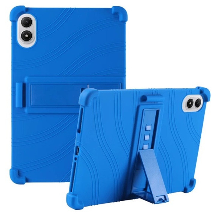 Gigapack defender szilikon tabletvédő, ütésállóság, kitámasztó, sötétkék, kompatibilis: Xiaomi Redmi Pad 2 Pro