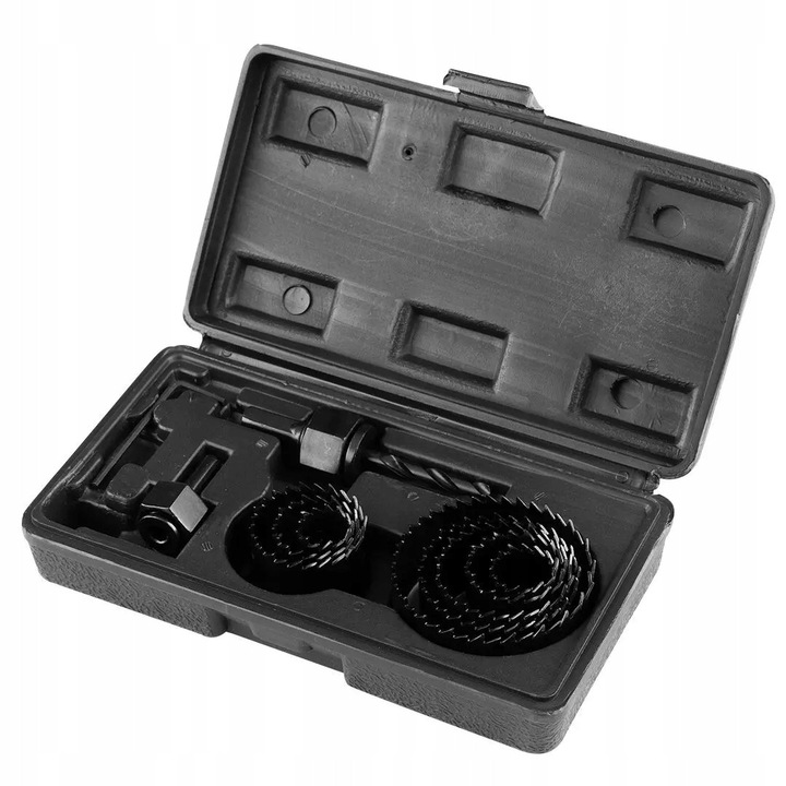 Set otvornice Graphite 12 buc, 19-64mm, lemn, plastic, gips