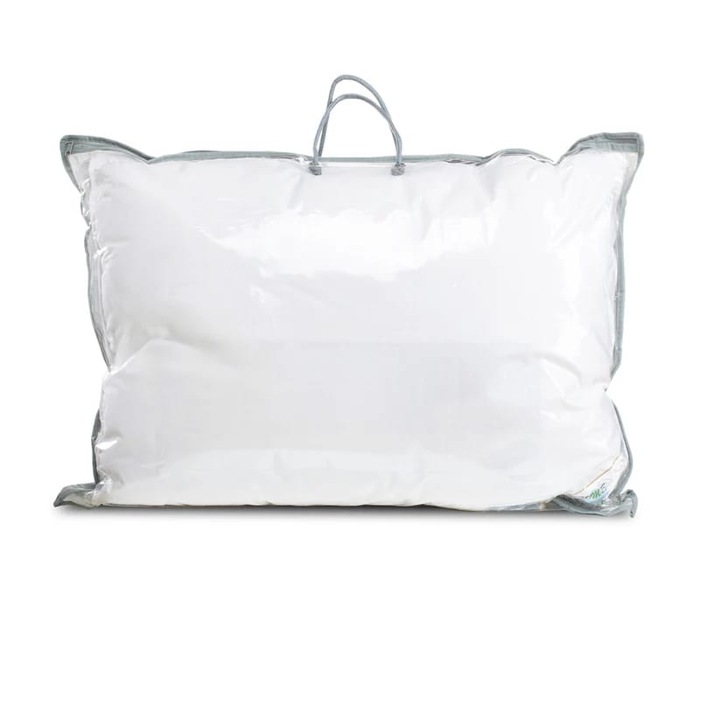 Set 2 perne puf si pana de rata, 50x70 cm.Albe, China