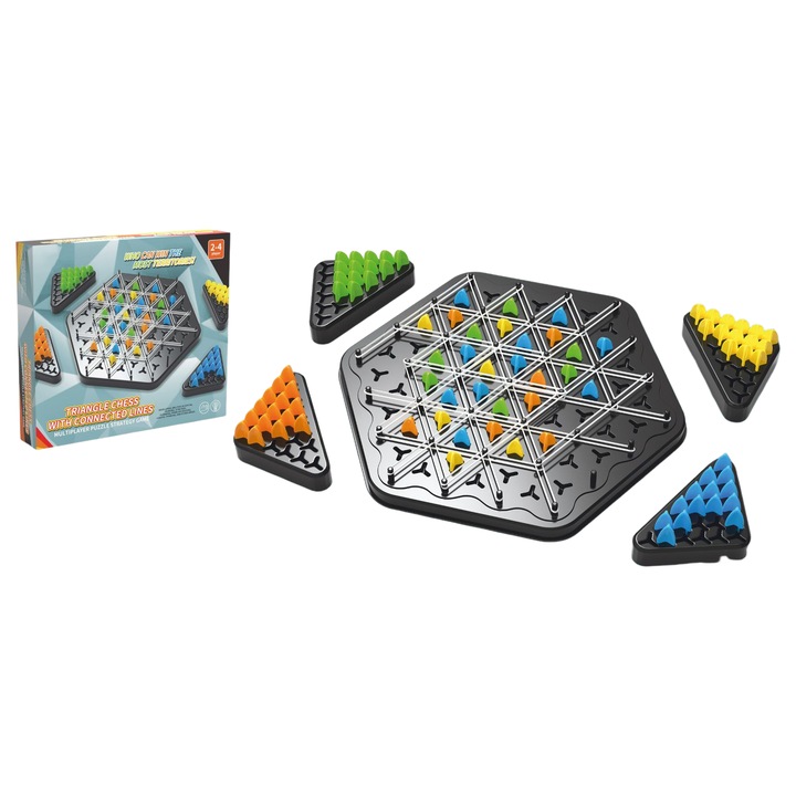 Настолна игра, 2-4 играчи, 84 части, многоцветна