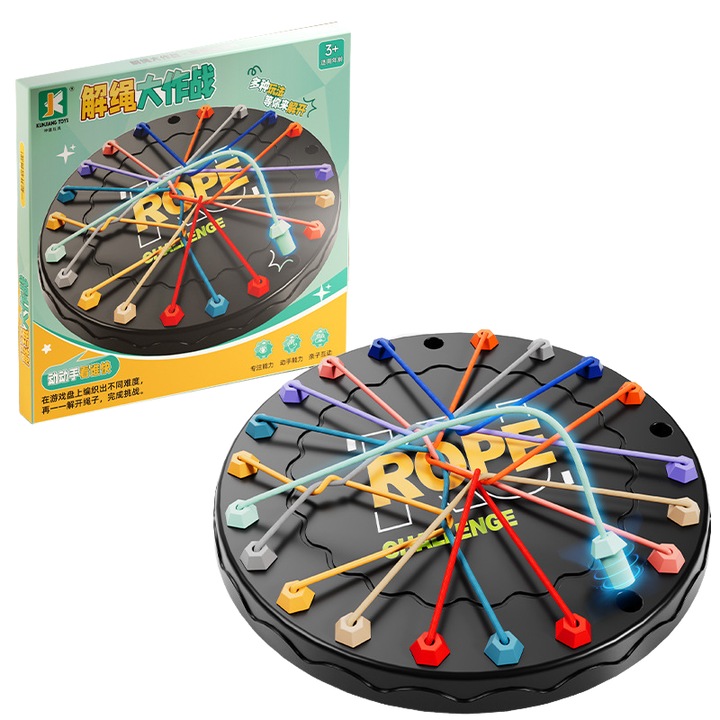 Kötélfejtő játék, többszintű kihívások, sokszínű, minden korosztálynak