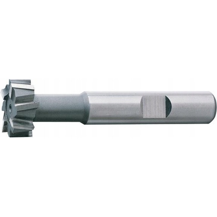 Freza T-Slot Format HSSCo5 18x8mm, conform DIN851, diametru gat 8mm, 6 dinti