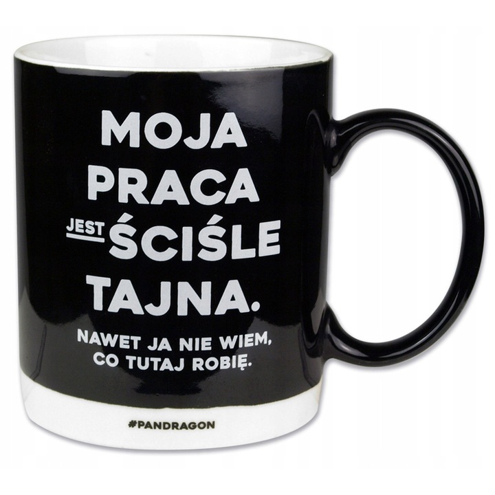 Cana "Muncesc pe ascuns" - Cadou Original
