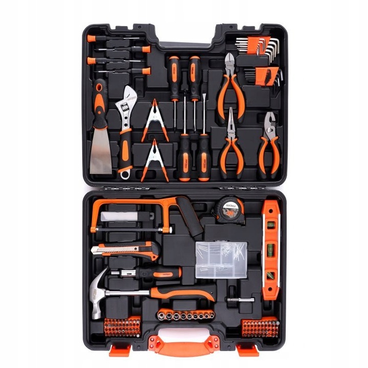 Set unelte Kraft&Dele, 144 elemente, cutie de transport, 5.3kg