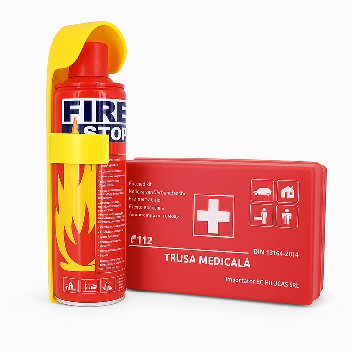 Set Trusa Medicala si Stingator spray