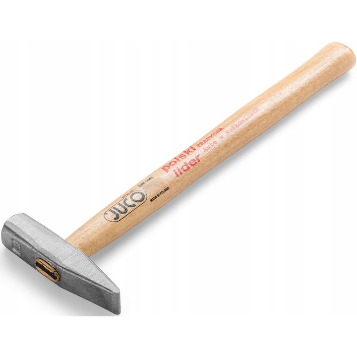 Ciocan lacatus JUCO, 100g, coada lemn lacuit, cap forjat