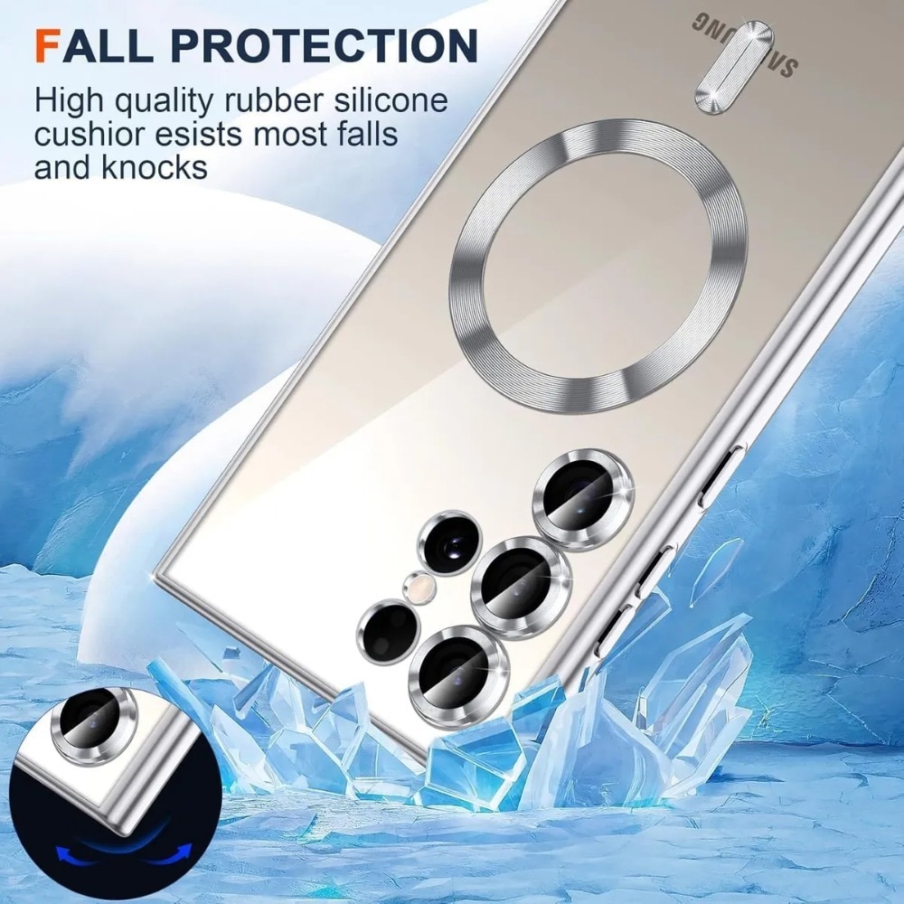 Husă de Protecție, Argintie, TPU, Samsung Galaxy S25 Ultra, cu încărcare MagSafe