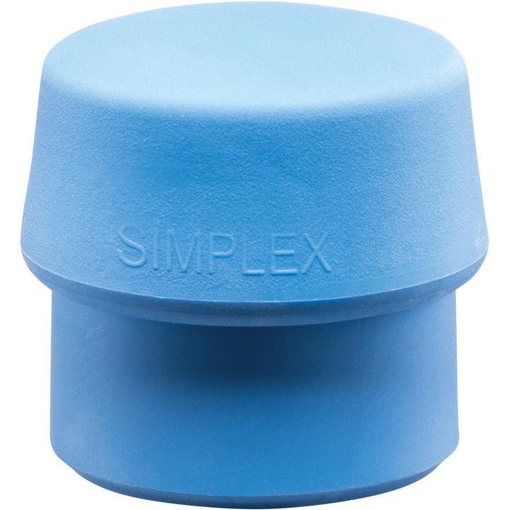 Глава за чук Halder SIMPLEX 30 мм TPE-Soft, синя, устойчива на износване, сменяема