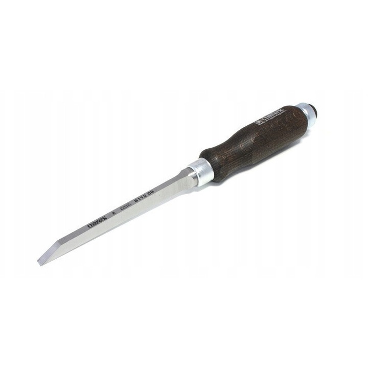 Dalta pentru lemn NAREX Wood Line Profi, 8 mm, otel Cr-V, maner din lemn de carpen, 304 mm