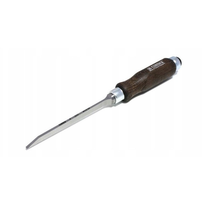 Dalta de tâmplărie NAREX, 4 mm, maner ergonomic din fag, otel crom-mangan, 304 mm