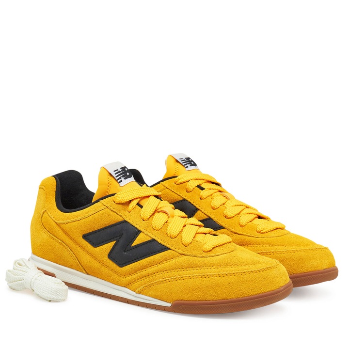 Мъжки кецове New Balance, жълти, естествена кожа