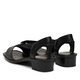 Sandale dama, Rieker, 62662-01, piele naturala, negru