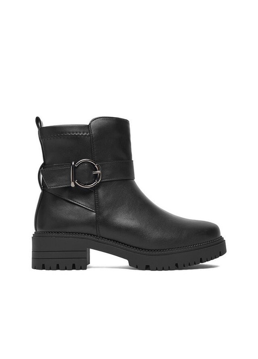 Botine dama, Clara Barson, negru, textil CEO-JD241218-12