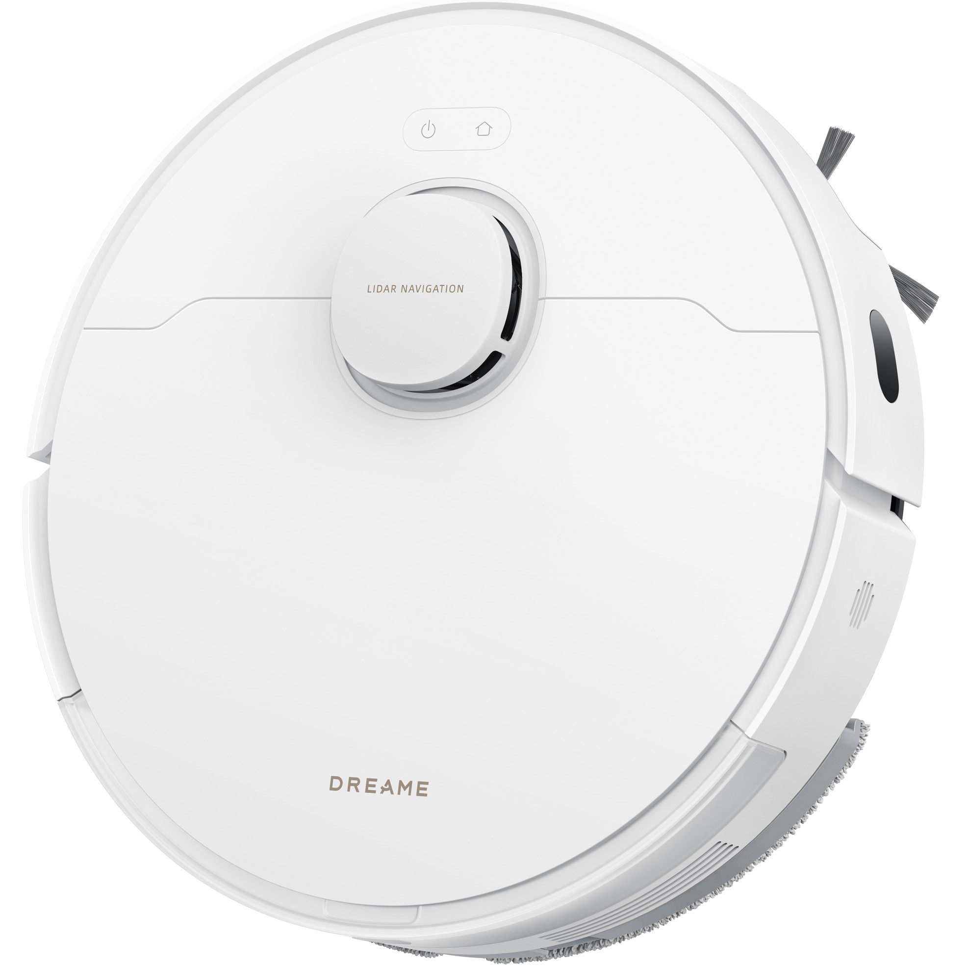 Robot de aspirare cu mop Dreame D20 Pro Plus RLD43SD-WH, stație automată de golire praf 5l, 13000Pa, rezervor praf 0.5l, rezervor apă 0.35l, perie dublă anti-încurcare, baterie 5200mAh, alb