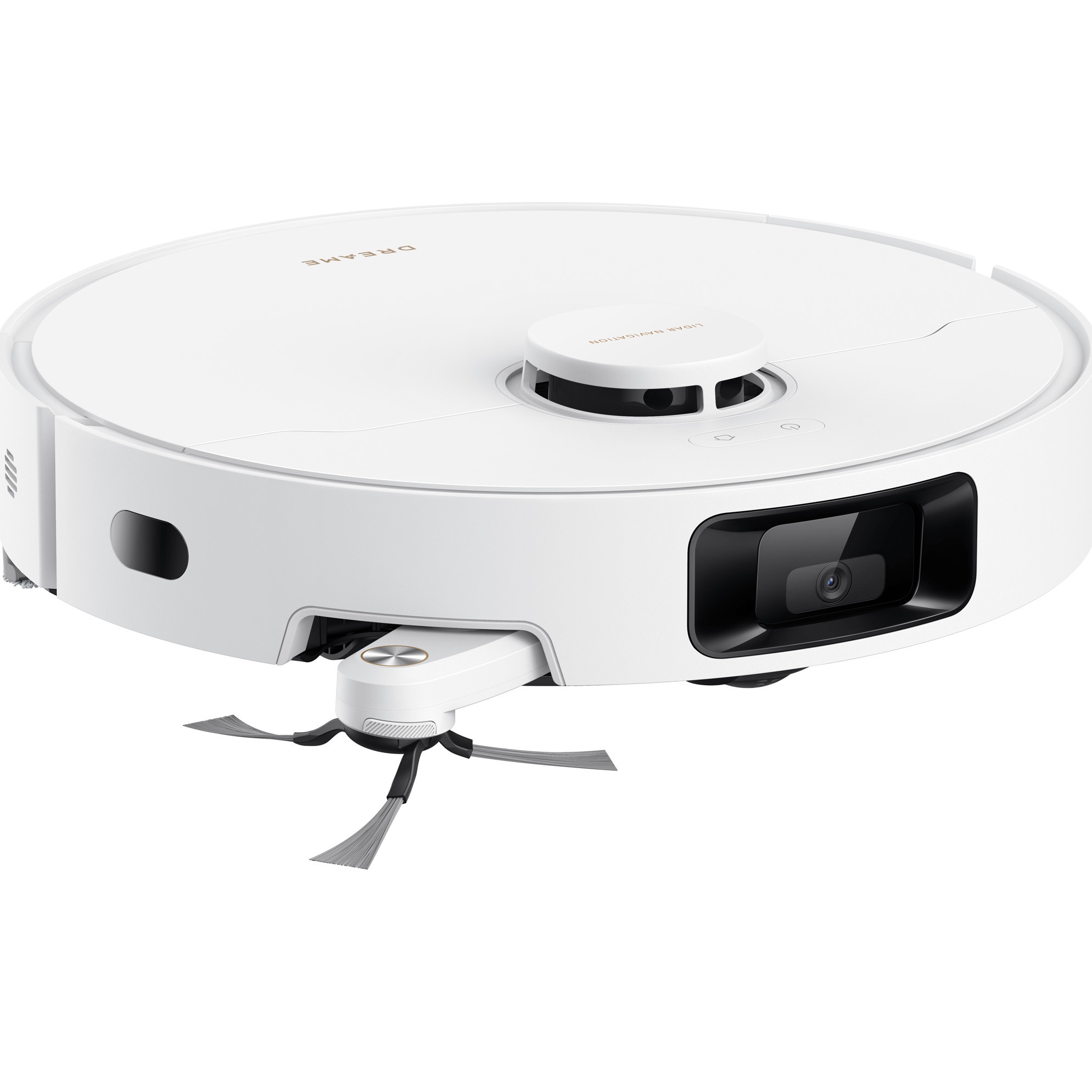 Robot de aspirare cu mop Dreame D20 Pro Plus RLD43SD-WH, stație automată de golire praf 5l, 13000Pa, rezervor praf 0.5l, rezervor apă 0.35l, perie dublă anti-încurcare, baterie 5200mAh, alb