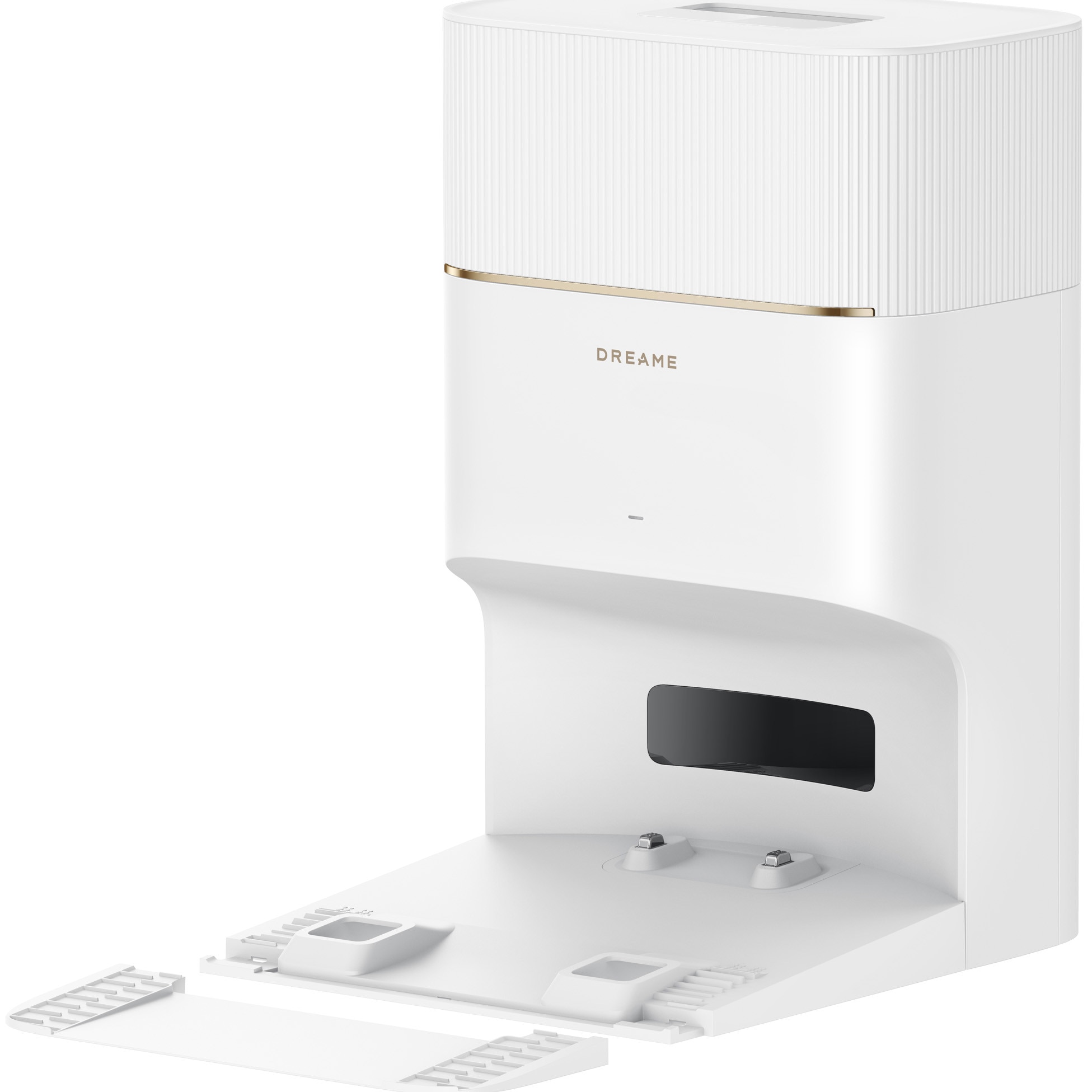 Robot de aspirare cu mop Dreame D20 Pro Plus RLD43SD-WH, stație automată de golire praf 5l, 13000Pa, rezervor praf 0.5l, rezervor apă 0.35l, perie dublă anti-încurcare, baterie 5200mAh, alb
