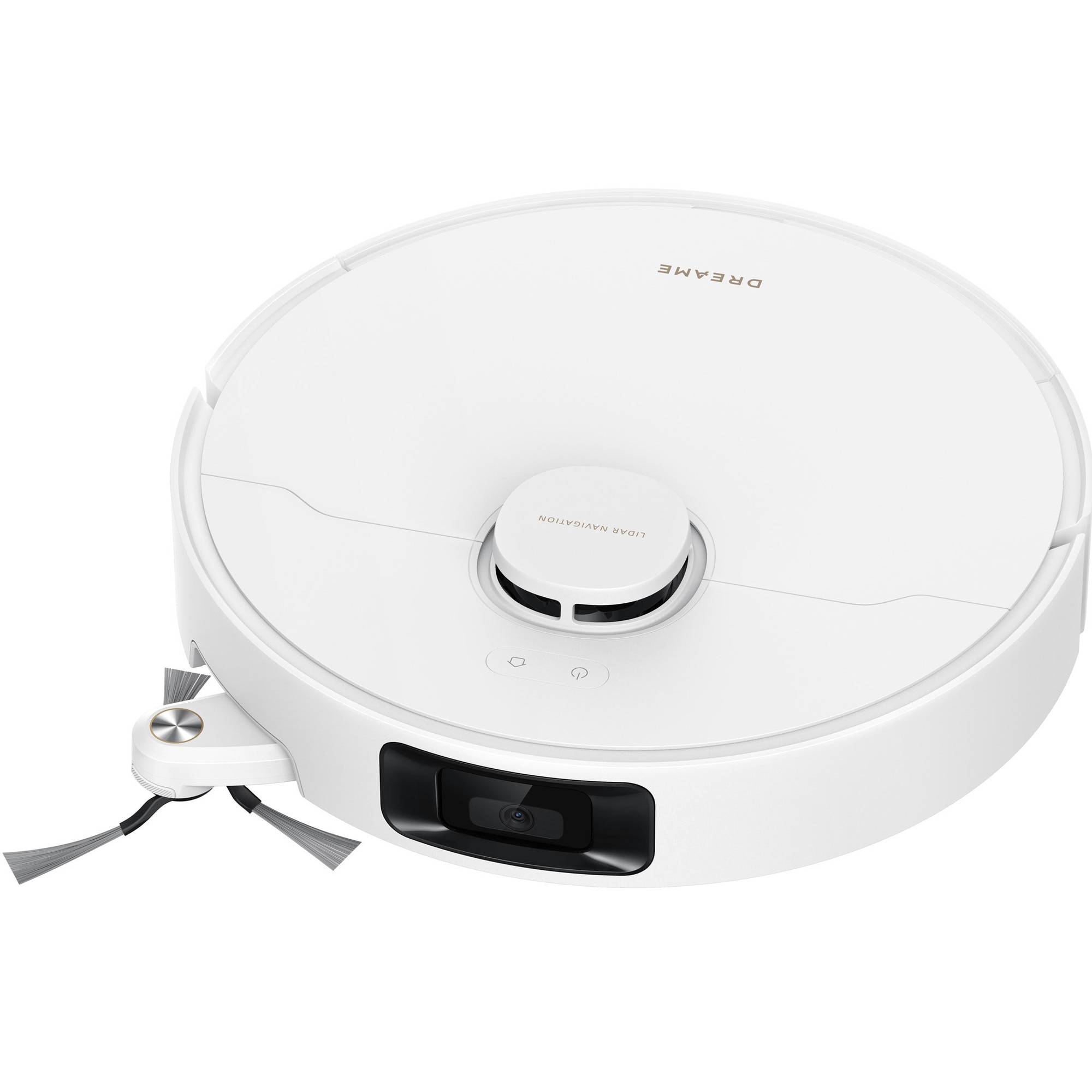 Robot de aspirare cu mop Dreame D20 Pro Plus RLD43SD-WH, stație automată de golire praf 5l, 13000Pa, rezervor praf 0.5l, rezervor apă 0.35l, perie dublă anti-încurcare, baterie 5200mAh, alb