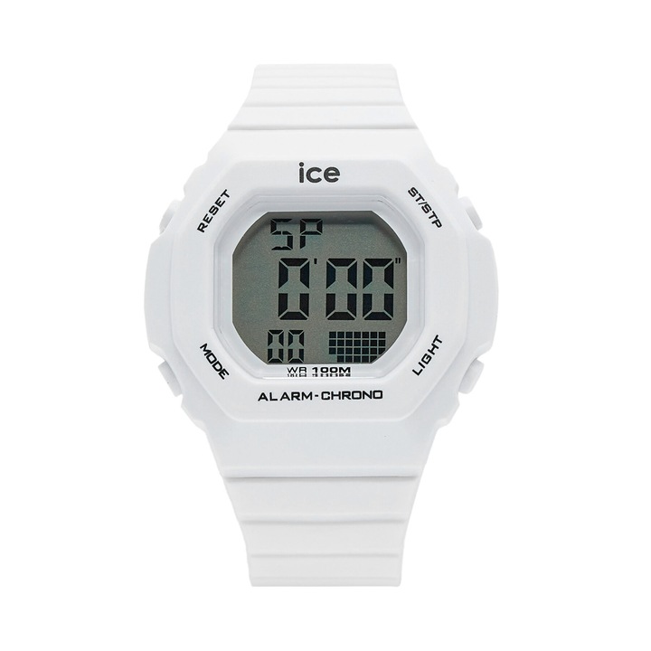 Ceasuri copii Ice Watch White Digit Ultra 22093, alb, din material plastic