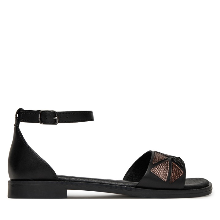 Sandale dama, Lasocki, RST-EMIE-01, piele naturala, negru, 38 EU