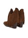 Botine dama, Alma En Pena, cowboy, din piele naturala, maro